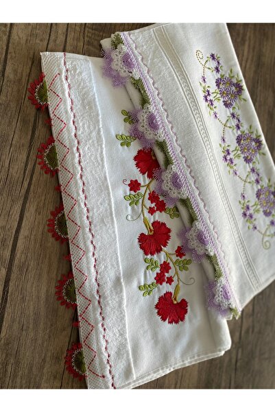 EL YAPIMI 4 Needlepoint Towels