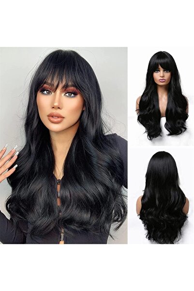 Estelle Wig Long Curly Wig With Bangs High Synthetic Heat Resistant,Curly for...
