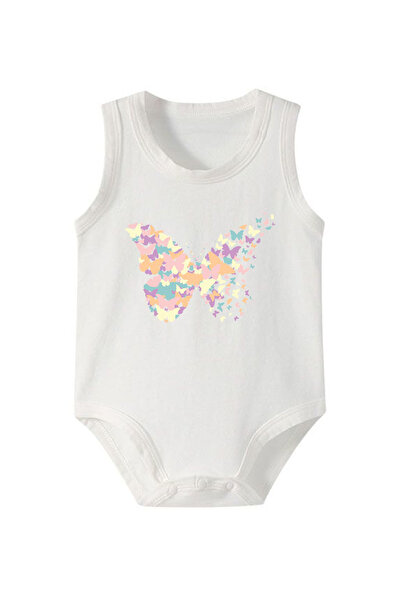 ASELİNDA تي شيرت Kelebek مطبوع للأم والابنة (إضافة قطعتين إلى السلة لتكوين طق...