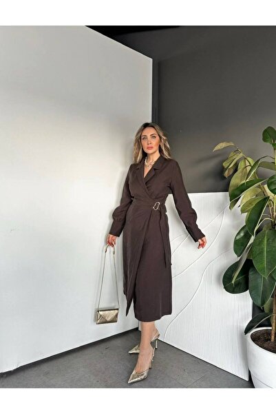 QİMYA BUTİK Egzoti̇k Asorti̇k Women's Mono Kr Double-Breasted Aka to Buckled ...