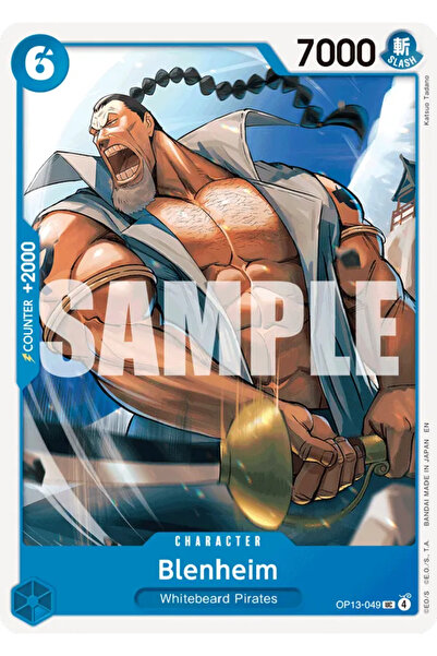 Bandai TCG One Piece Blenheim Op13-049 Licensed Game Card (En)