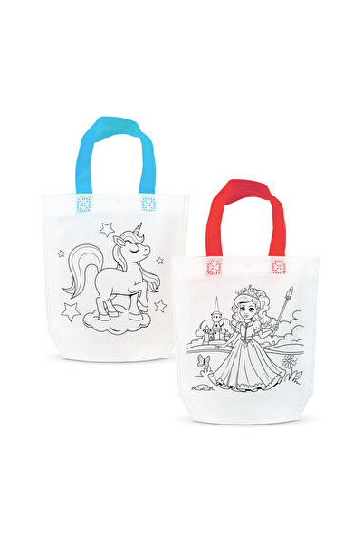 OEM Colorful gift bag - 4 felts - 24 x 22 cm - 2 types