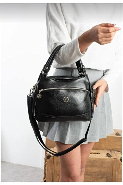 ÇANTAM GELSİN Γυναικεία τσάντα πολλαπλών θέσεων, μαλακή, με Δερμάτινο θήκες γ...