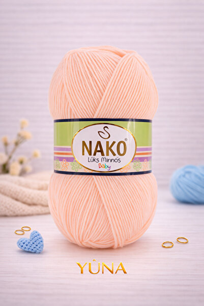 NAKO Luxury Minnoş Knitting Yarn 99054 Coral