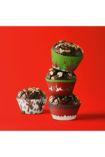 FAMİLY Muffin paper set - Christmas - 100 pcs / pack