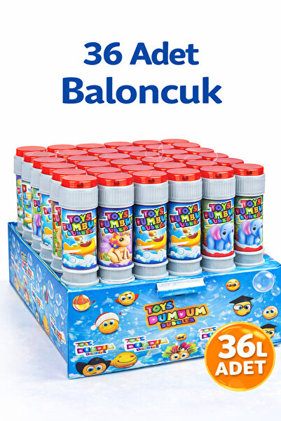 KAR TANESİ 36 Adet Baloncuk Tüpü Bubble Oyuncak – Okulda Dağıtmalık Doğum Gün...