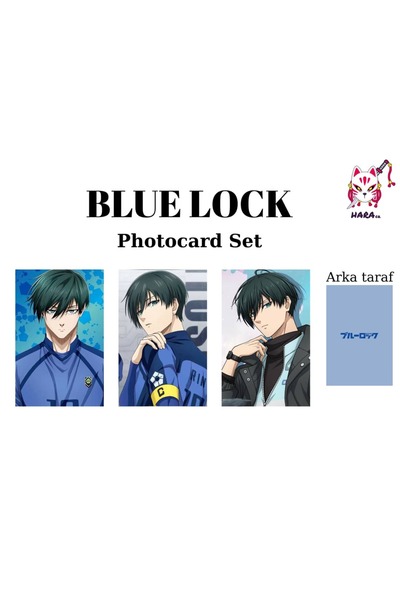 Hara Company Blue Lock Anime Rin Itoshi Anime Set Fotokartica / Set Kolekcion...