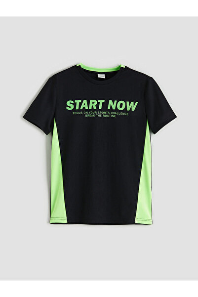 LC Waikiki Crew Neck Printed Boy's T-Shirt