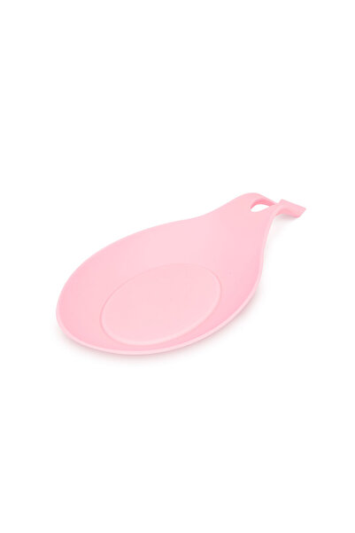 FAMİLY Silicone wooden stand - pink - 20 x 10 x 2 cm