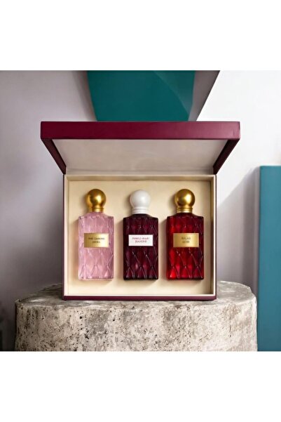 IBRAQ ابراق طقم دايموند كولكشن عنابي