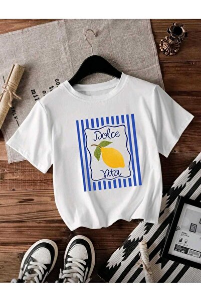 DİVİN Modern New Season Printed Fabric Oversized Tshirt