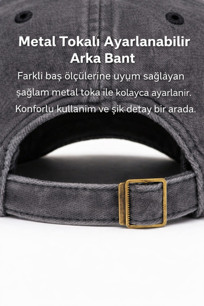 ALASEREN Unisex Vintage Vintage Hat |   Metal Buckle, Daily Use