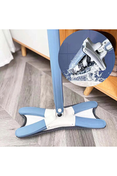 Saule 360 Derece Dönebilen Kendinden Sıkmalı X-mop Yer Duvar Fayans Cam Silme...