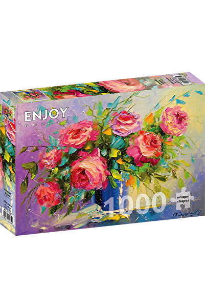 Enjoy Puzzle Παζλ 1000 κομμάτια Απολαύστε την απόλαυση - Μια ανθοδέσμη τριαντ...