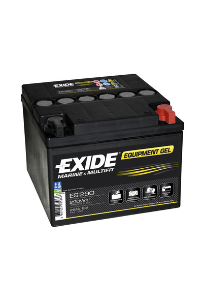 EXIDE Baterie auto cu gel 25Ah 12V ES290