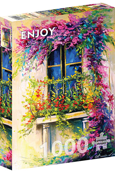 Enjoy Puzzle Puzzle 1000 piese Enjoy – Blooming Balcony