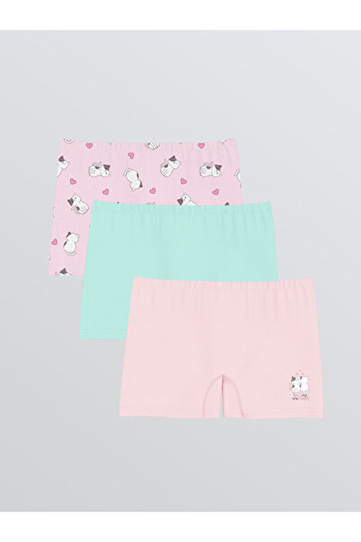 LC Waikiki Timeless Clothing & Timeless Choices Printed Girls' Boxer Shorts 3...