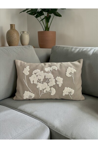 nunuteks evinizi renklendirin Punch Embroidery Cushion Cover |   Sakura Patte...