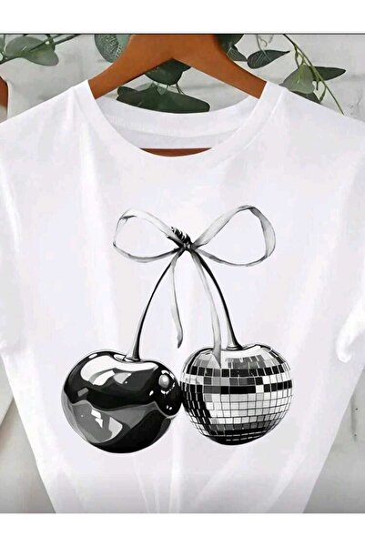 DİVİN New Season Printed Fabric Oversized T-Shirt