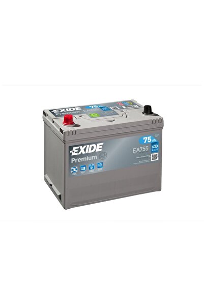 EXIDE Premium Car Battery 75Ah 12V EA755