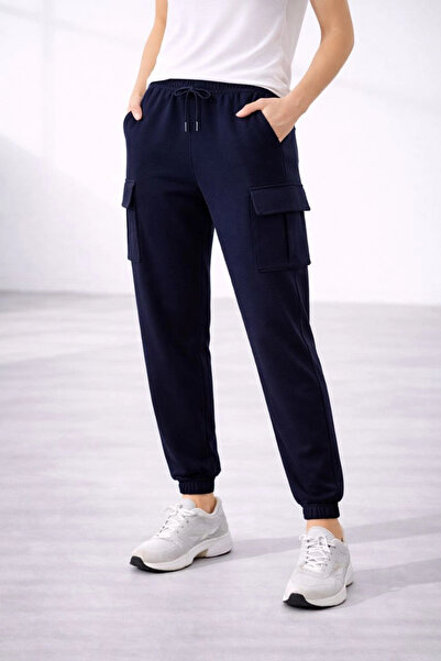 LUMİART Women's Jogger Pants Sweatpants, Comfortable Fit, Pack of Cargo Pocke...