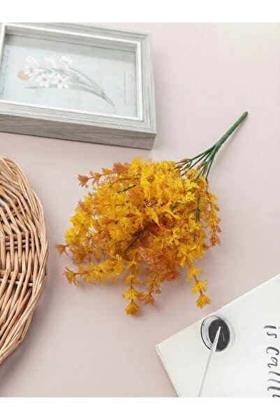 Çınar çiçekçilik Artificial Flower Bunch Plastic Greenery Plant 7 Branches 35...