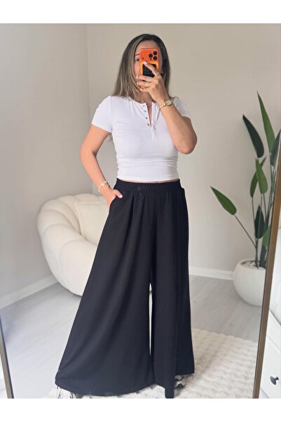 Rozella Butik Wide-Leg Skirt Pants