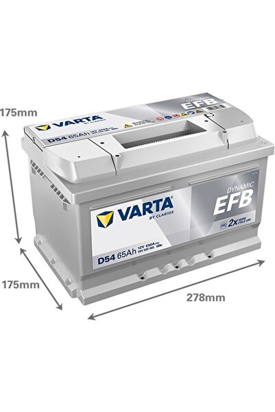 Varta Baterie auto D54 Dynamic EFB 65Ah 12V 565500065K262