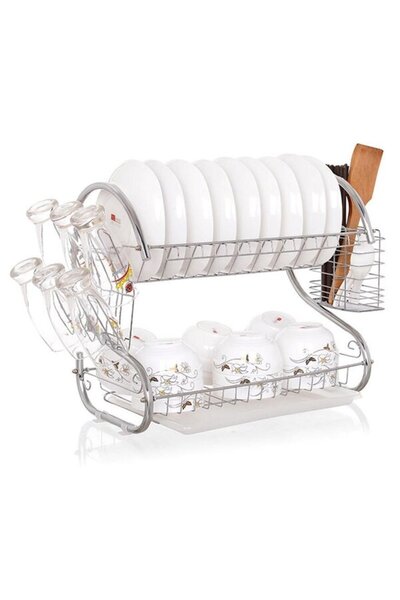 O.M.D Suport de vase cu 2 niveluri, 9 1/4, pentru bucătărie