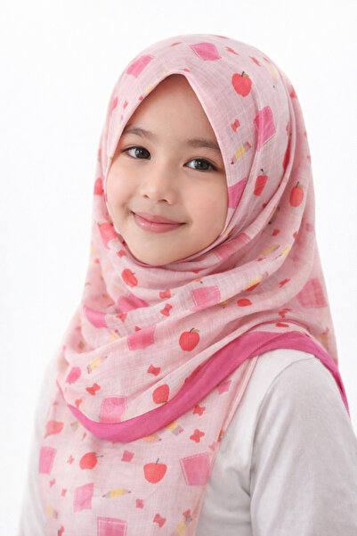 synshop Elma Defter Kalem Patterned Young Girls Children Women Cotton Pack Sc...