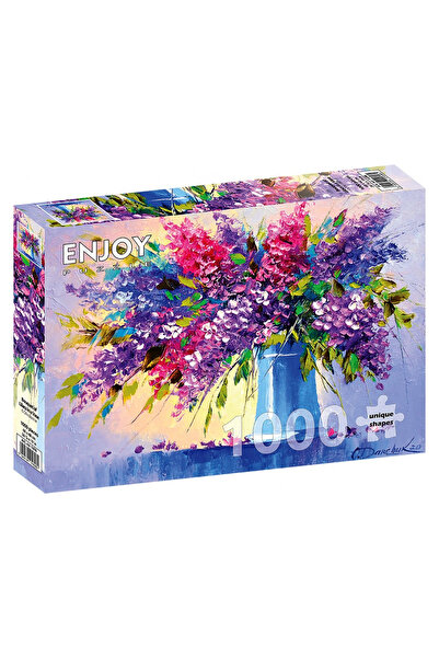Enjoy Puzzle Παζλ 1000 κομμάτια Απολαύστε Μπουκέτο Λιλάκια σε Βάζο