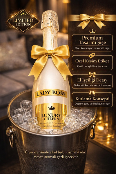 LADY BOSS LUXURY CHEERS Luxury Cheers Lady Boss Parti İçeceği 750 ml – Alkols...