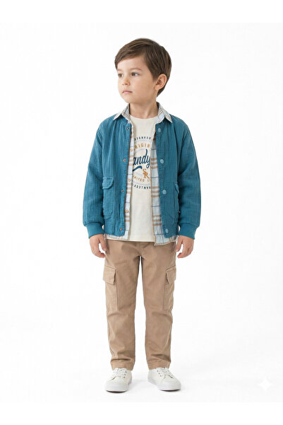 XO Kids Boy's 4-Piece Top and Bottom Set 3-8 Years 4504