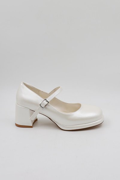Park Moda Women's Block Heel Pack Shoes Pm559 Skin