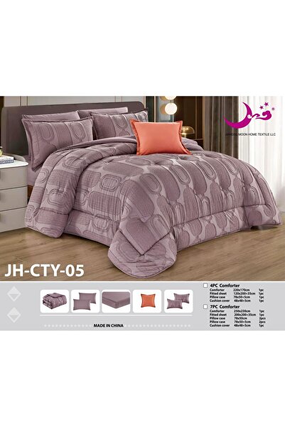 Moon Summer Jacquard Double Bedspread Set, 6 Pieces