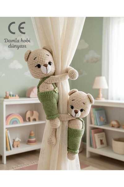 Damla Ayıcık Gizmo 2li perde tutucu - Damlanın hobi dünyası