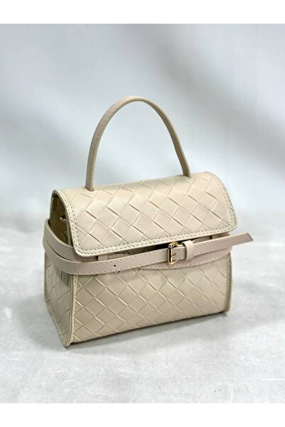 çkn sedat çakan çanta & fular & aksesuar Straw Pattern Women's Hand Shoulder ...