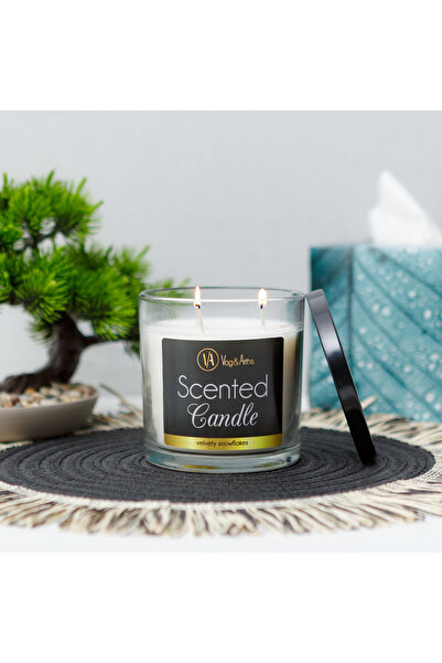 Vog und Arths Scented candle - "Velvet Snowflakes" - 350 g