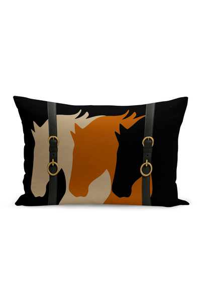 Bertille Home Husă de pernă cu imprimare digitală cu două fețe din seria Clas...