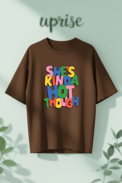 Vordevia Είναι λίγο σέξι με τύπωμα Βαμβάκι lu oversized T-shirt