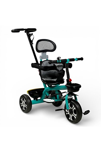 ALBADER 2-in-1 Kids Tricycle with Parent Push Handle, 3 Wheel Toddler Trike, ...