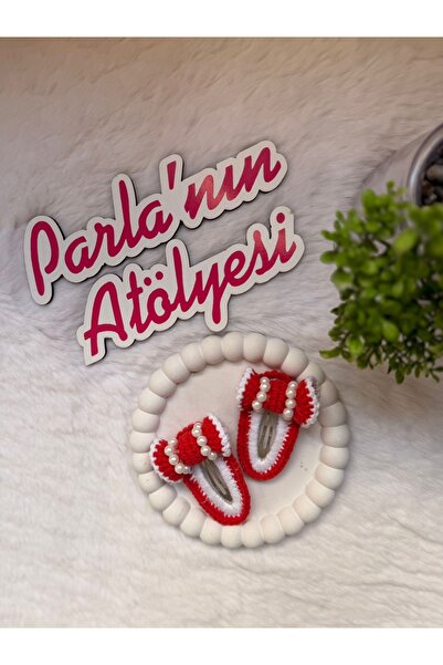 SOFT 2-комплект застібки-кнопки Ручна робота, в'язана ручна робота Bayram Şekeri