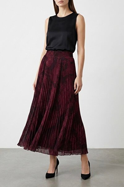 Sentez 5482 Efru Pattern Crinkle Skirt