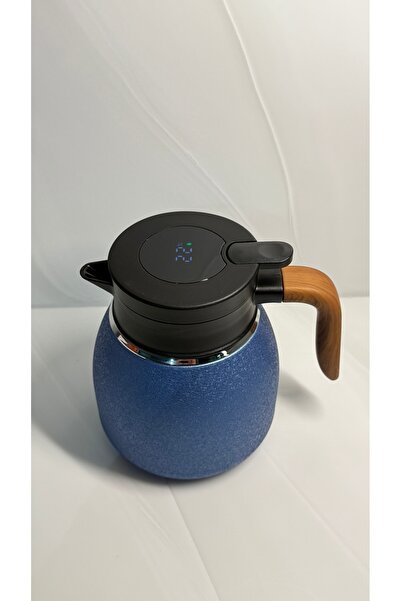 ALMASA Smart thermos with temperature sensor, 355ml, blue