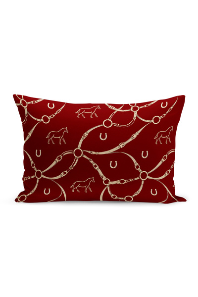 Bertille Home Husă de pernă cu imprimare digitală cu două fețe din seria Clas...