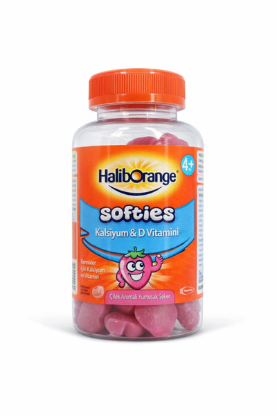 Haliborange Çilek Aromalı Kalsiyum & D Vitamini Softies