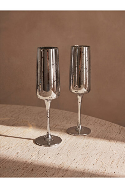 LC Waikiki Cc Colllection’dan LCW HOME Gri Ayaklı Cam Bardak 2'li