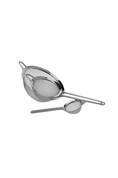 Koopman International Σετ 3 σουρωτήρια Koopman, από ανοξείδωτο ατσάλι, 8/14/2...