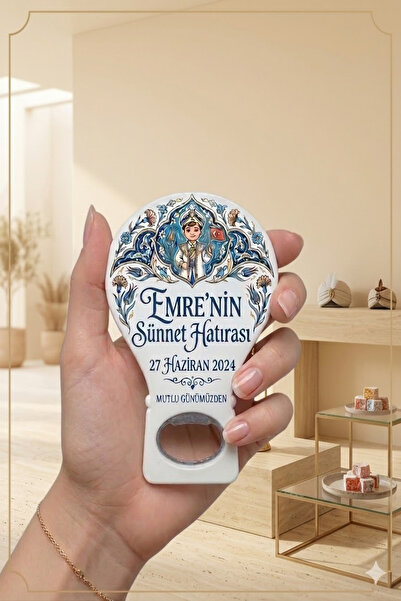 levon tekstil Sünnet törenine Kişiye özel açacak magnet Hatırası Açacak Magne...