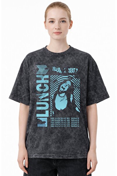 SEVBANO Design Billie Eilish Lunch Singer Printed Unisex Oversized Vintage Wa...